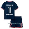 Conjunto (Camiseta+Pantalón Corto) Paris Saint-Germain Angel Di Maria 11 Primera Equipación 2021/22 - Niño